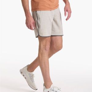 Vuori banks beaches and slub striped shorts